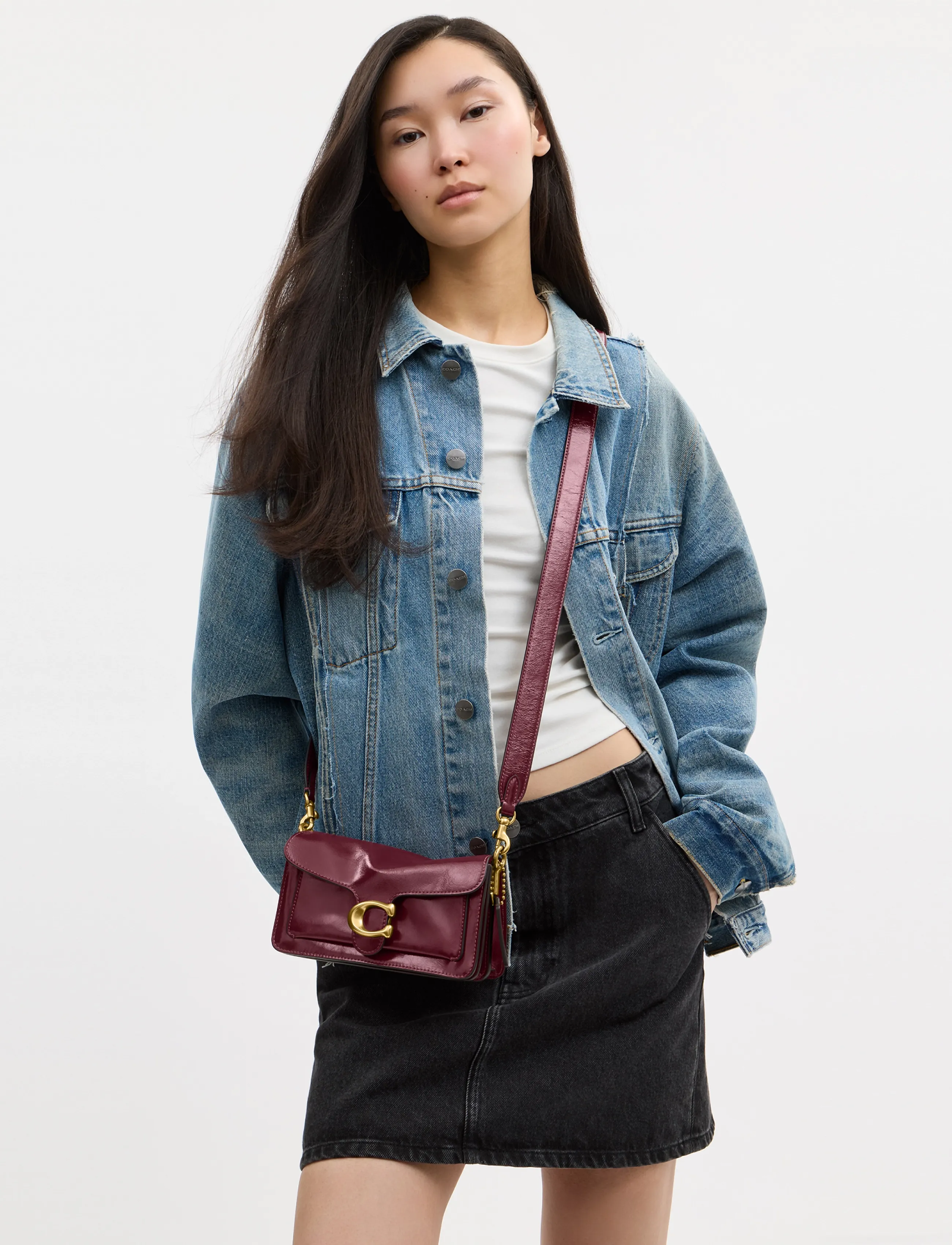 Coach - TABBY SHOULDER BAG 20 - schultertaschen - b4/dark cherry - 5