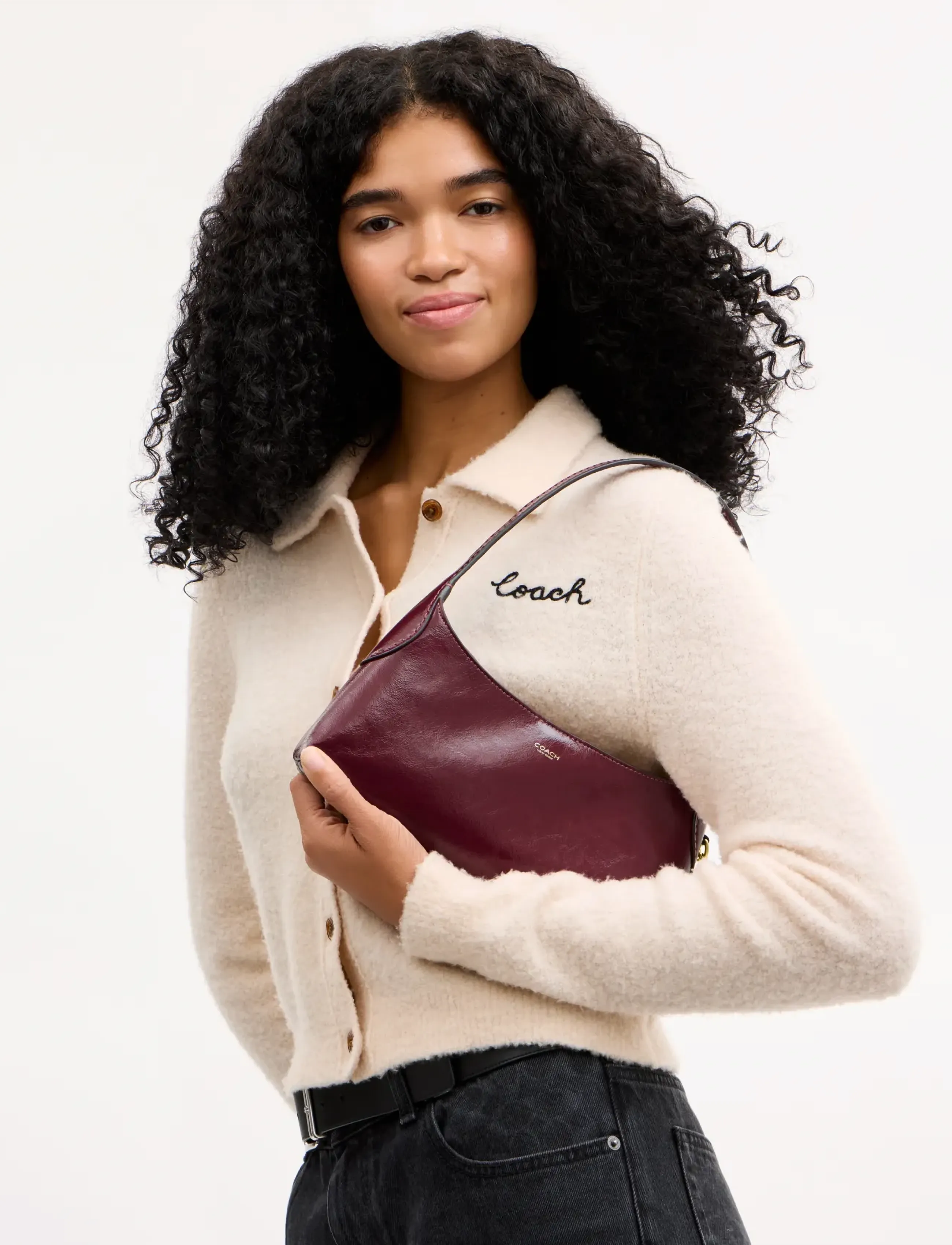 Coach - BROOKLYN SHOULDER BAG 26 - schultertaschen - b4/dark cherry - 0