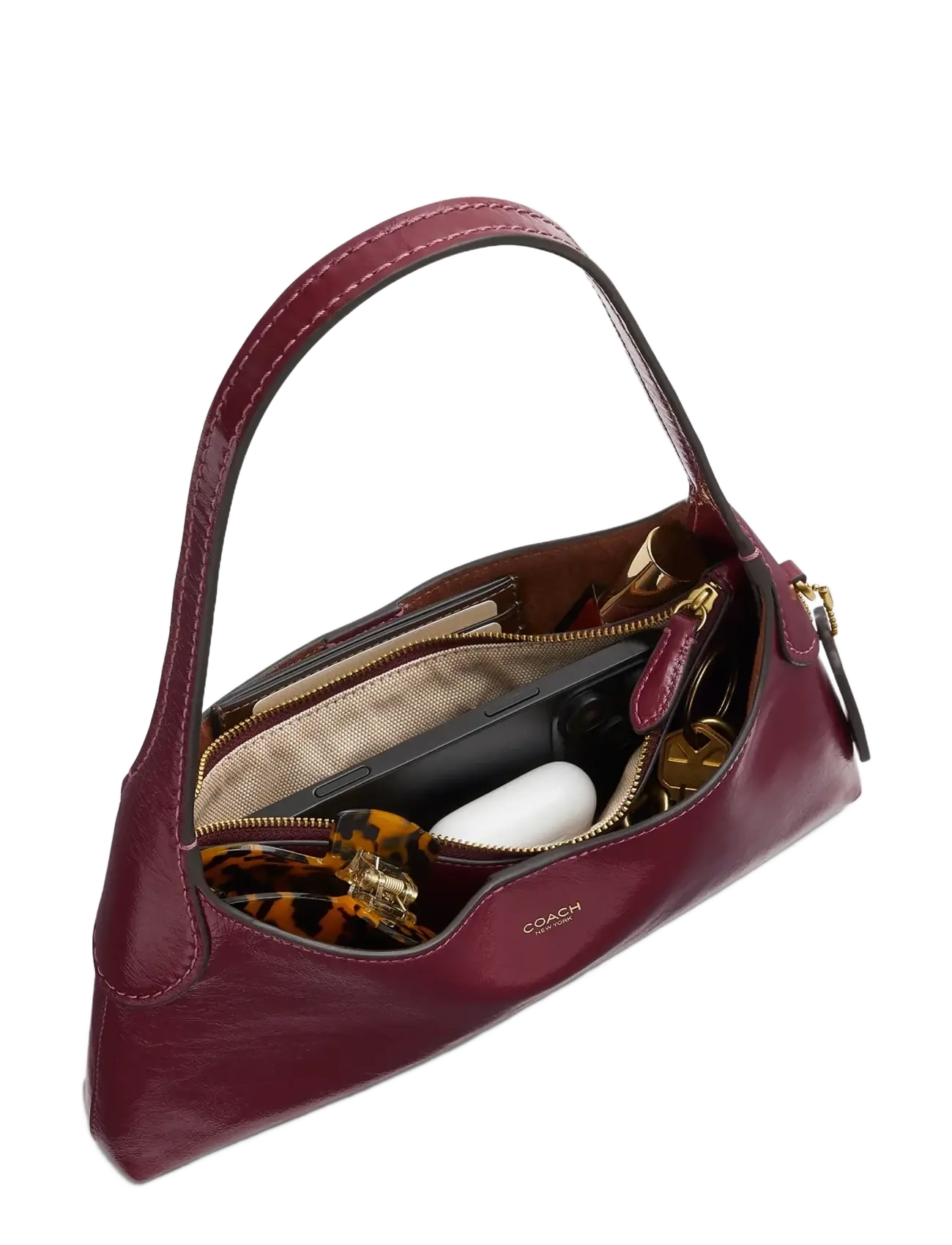 Coach - BROOKLYN SHOULDER BAG 26 - schultertaschen - b4/dark cherry - 5
