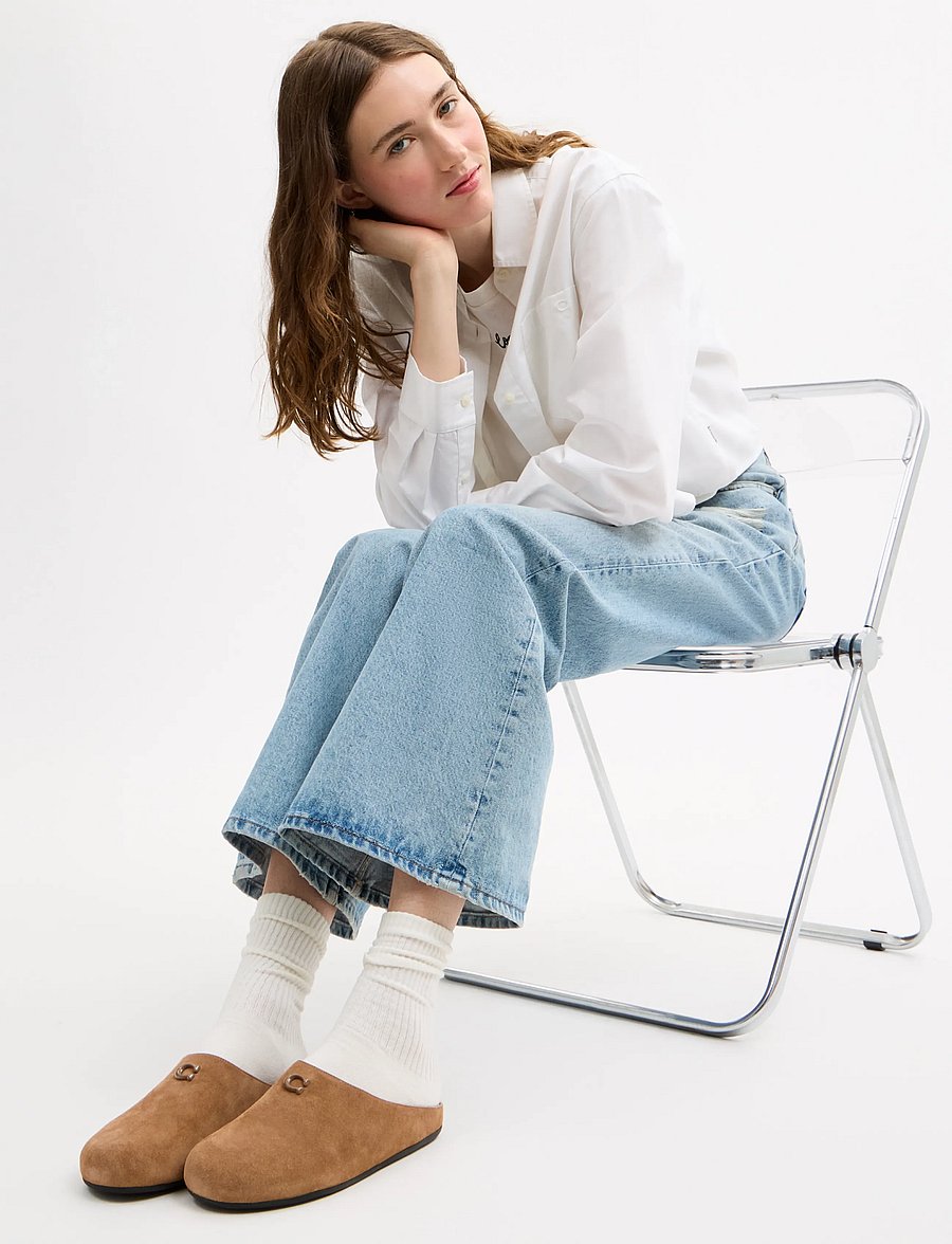 Coach - SCULPTED C SOFT MULE - platta mules - cream - 0