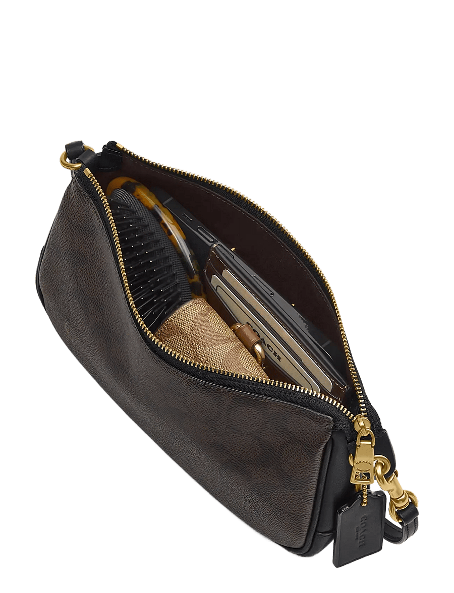 Coach - PLAZA BAG - shoulder bags - b4/walnut black - 3