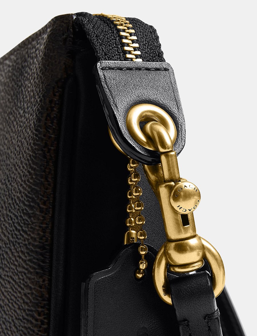 Coach - PLAZA BAG - shoulder bags - b4/walnut black - 5