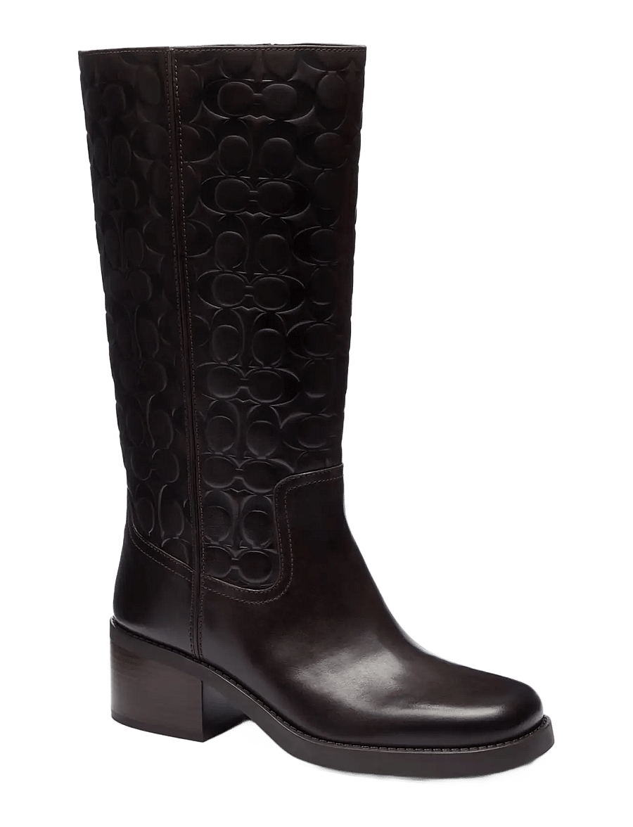Coach - TALL BOOT - kniehohe stiefel - chocolate - 1