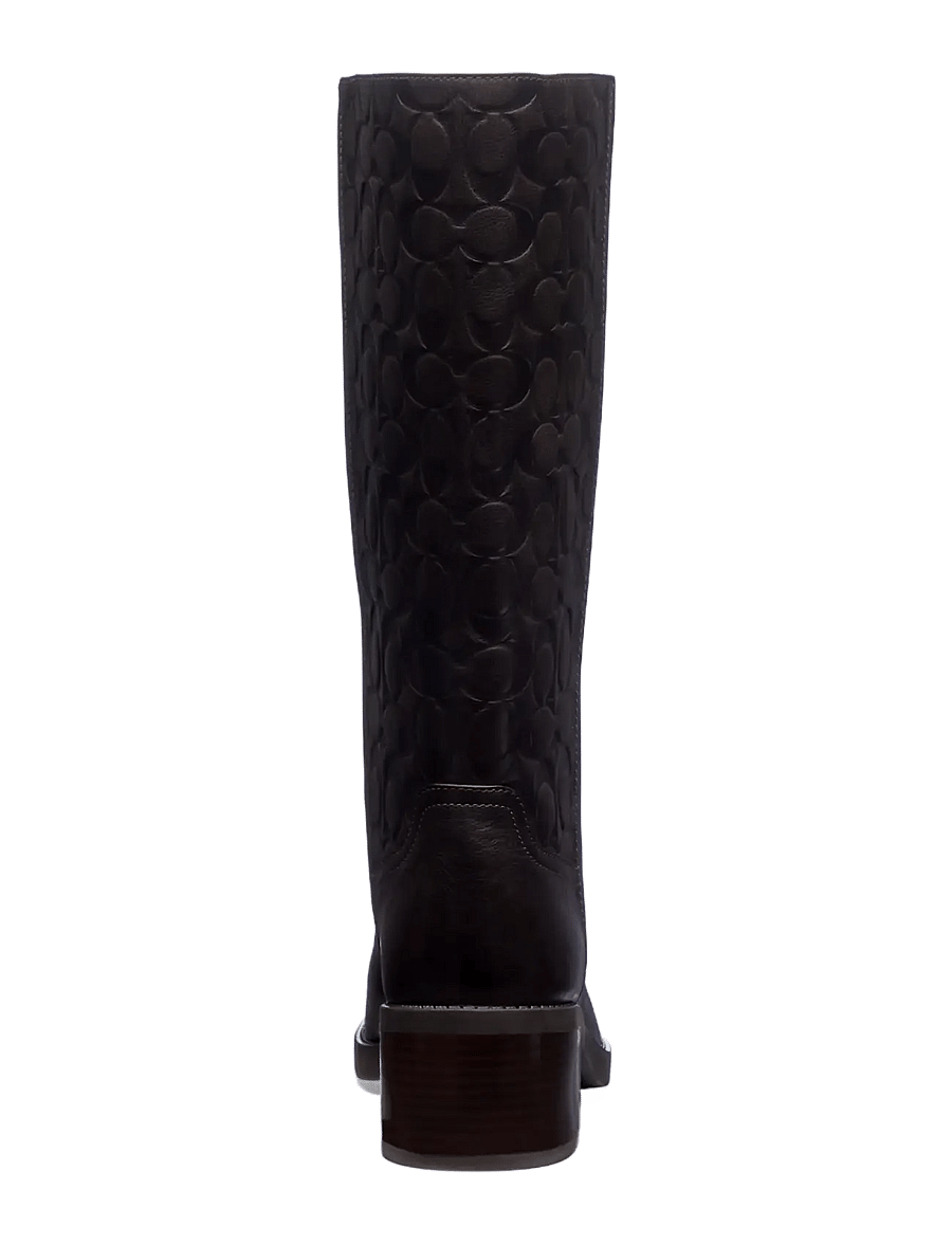 Coach - TALL BOOT - kniehohe stiefel - chocolate - 4