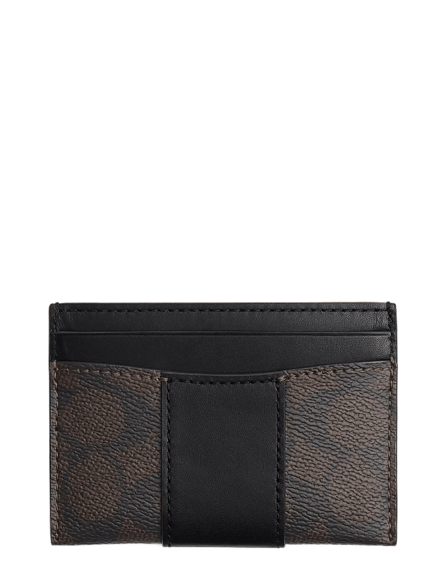 Coach - ESSENTIAL CARD CASE - kaardihoidjad - b4/walnut black - 1