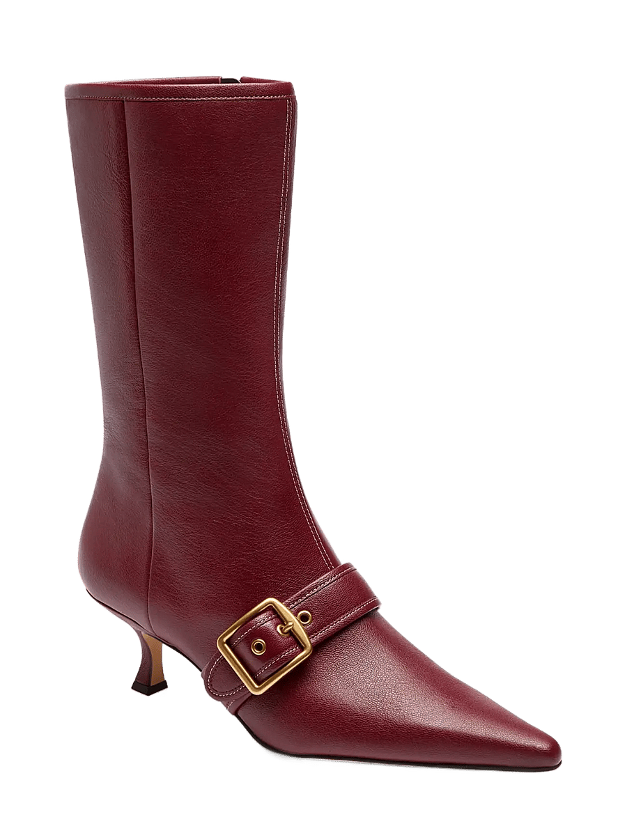 Coach - MARGOT BOOT - stiefeletten mit absatz - burgundy - 1