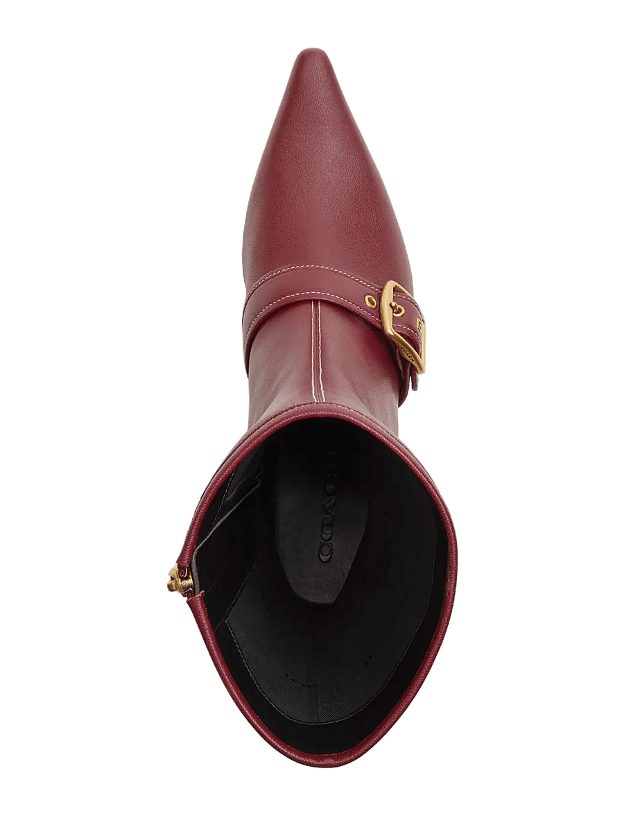 Coach - MARGOT BOOT - stiefeletten mit absatz - burgundy - 3