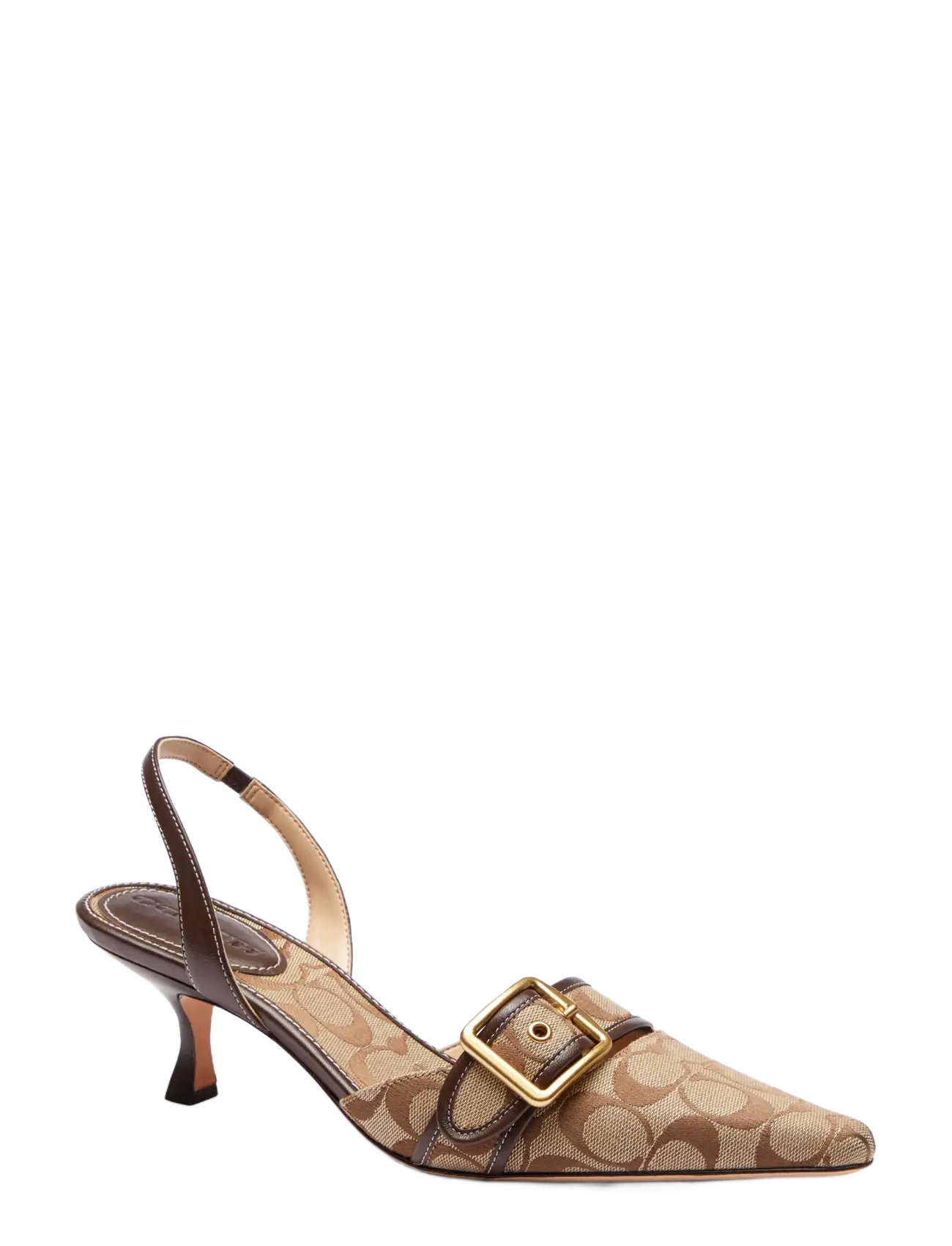 Coach MARGOT SLINGBACK - Fashion Trends - KHAKI GREEN / beige