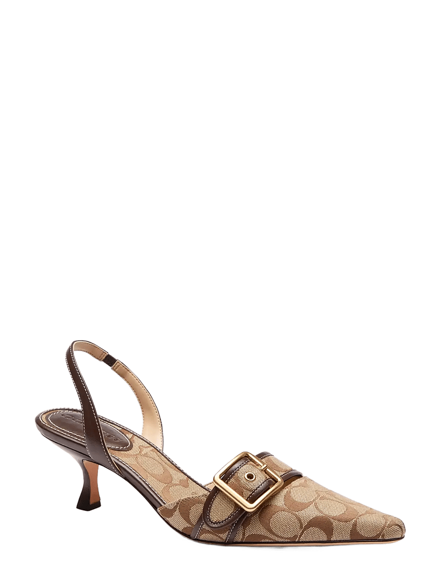 Coach - MARGOT SLINGBACK - högklackade slingbacks - khaki green - 1