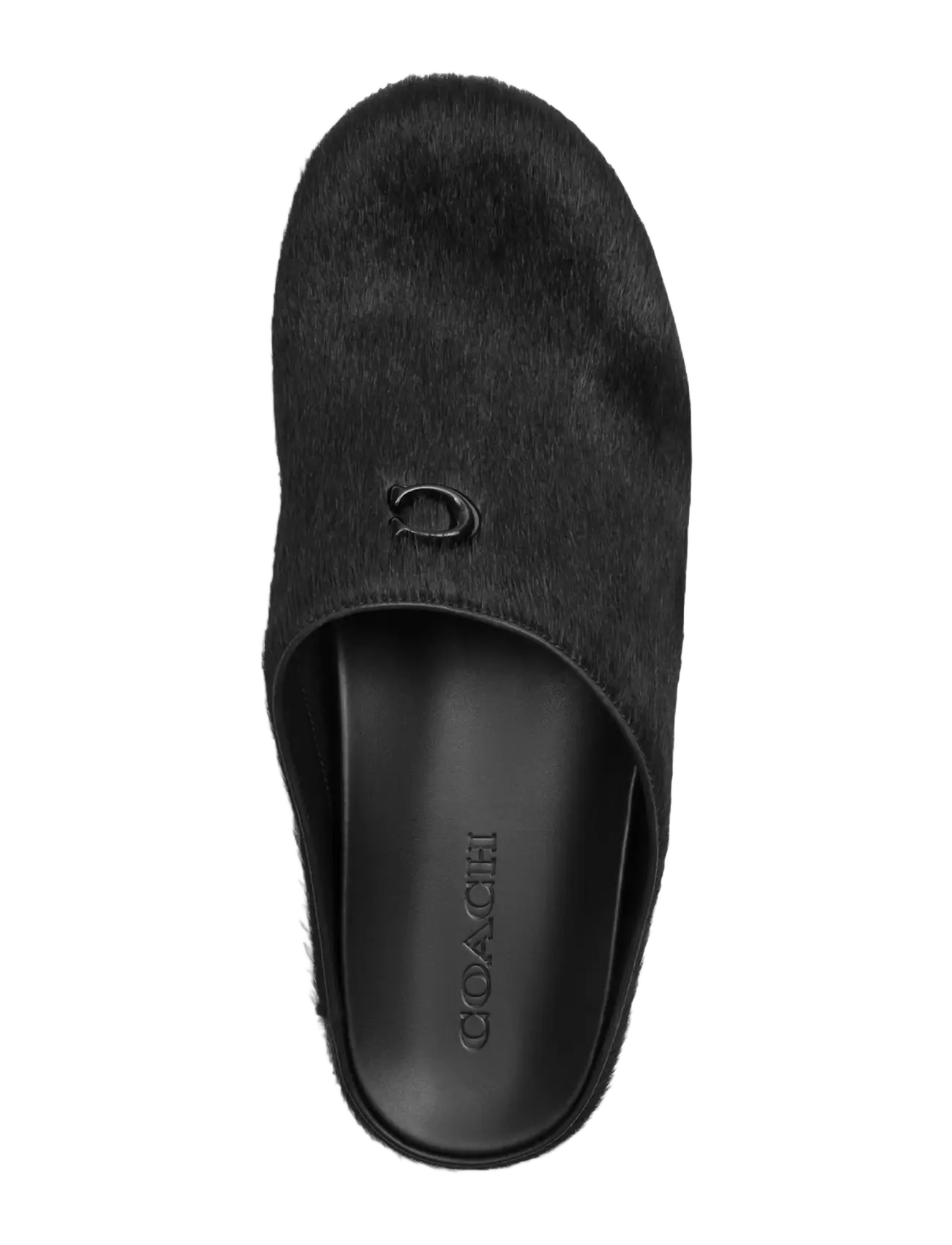 Coach - SCULPTED C SOFT MULE - platta mules - black - 1