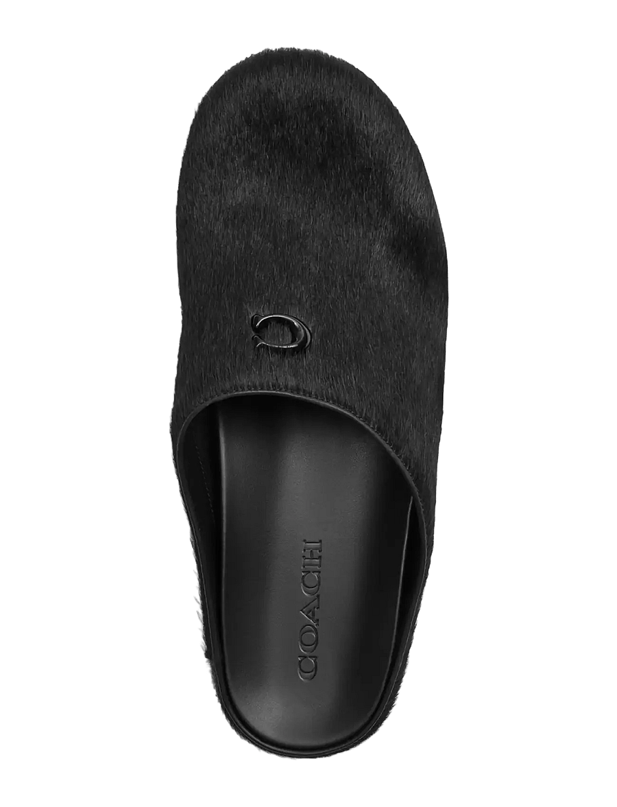 Coach - SCULPTED C SOFT MULE - platta mules - black - 1