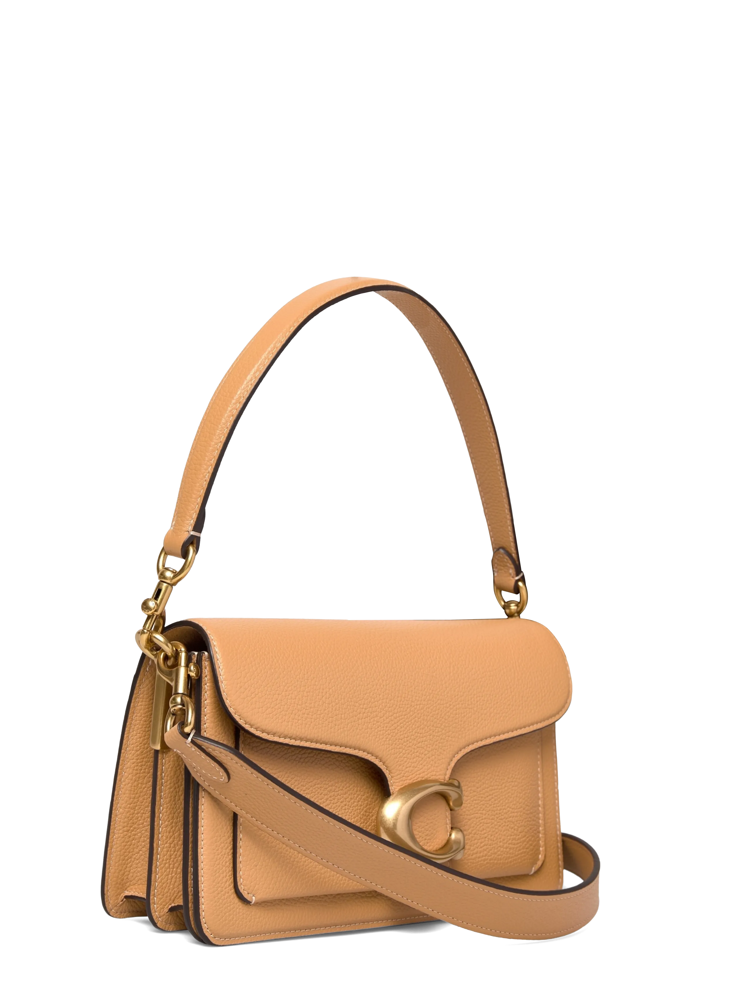 Coach - Polished Pebble Leather Tabby Shoulder Bag 26 Refresh - confirmation - b4/biscuit - 2