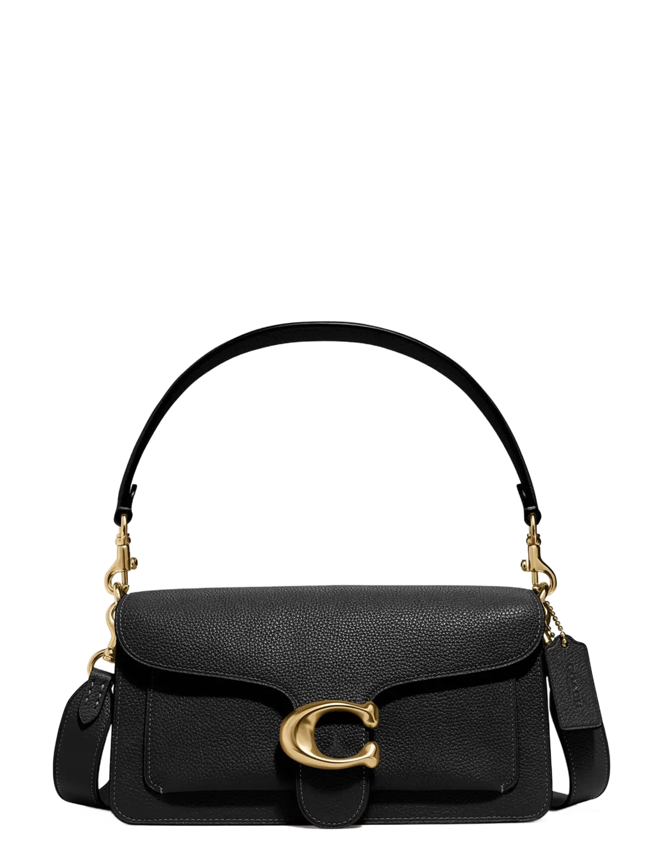 Coach Polished Pebble Leather Tabby Shoulder Bag 26 Refresh - Axlartöskur - BLACK / black