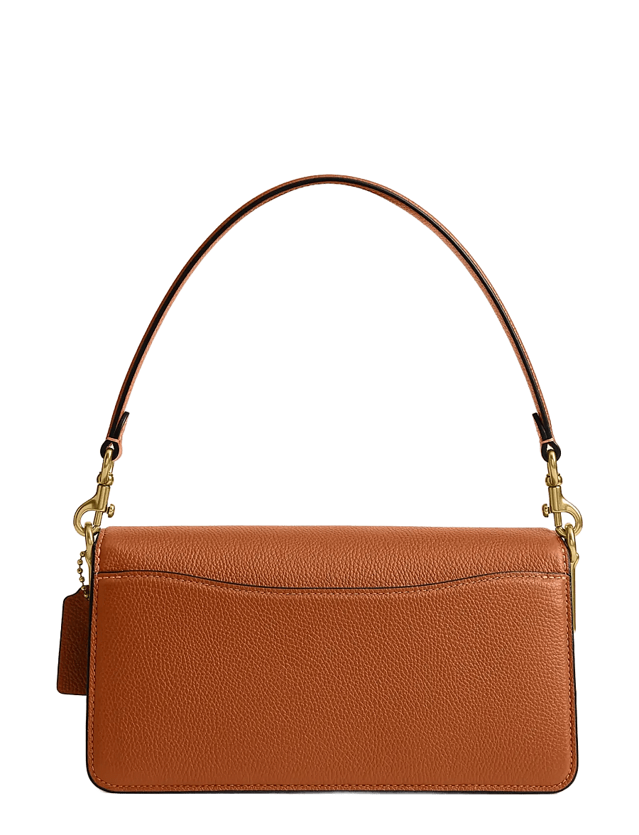 Coach - Polished Pebble Leather Tabby Shoulder Bag 26 Refresh - confirmation - brown - 1