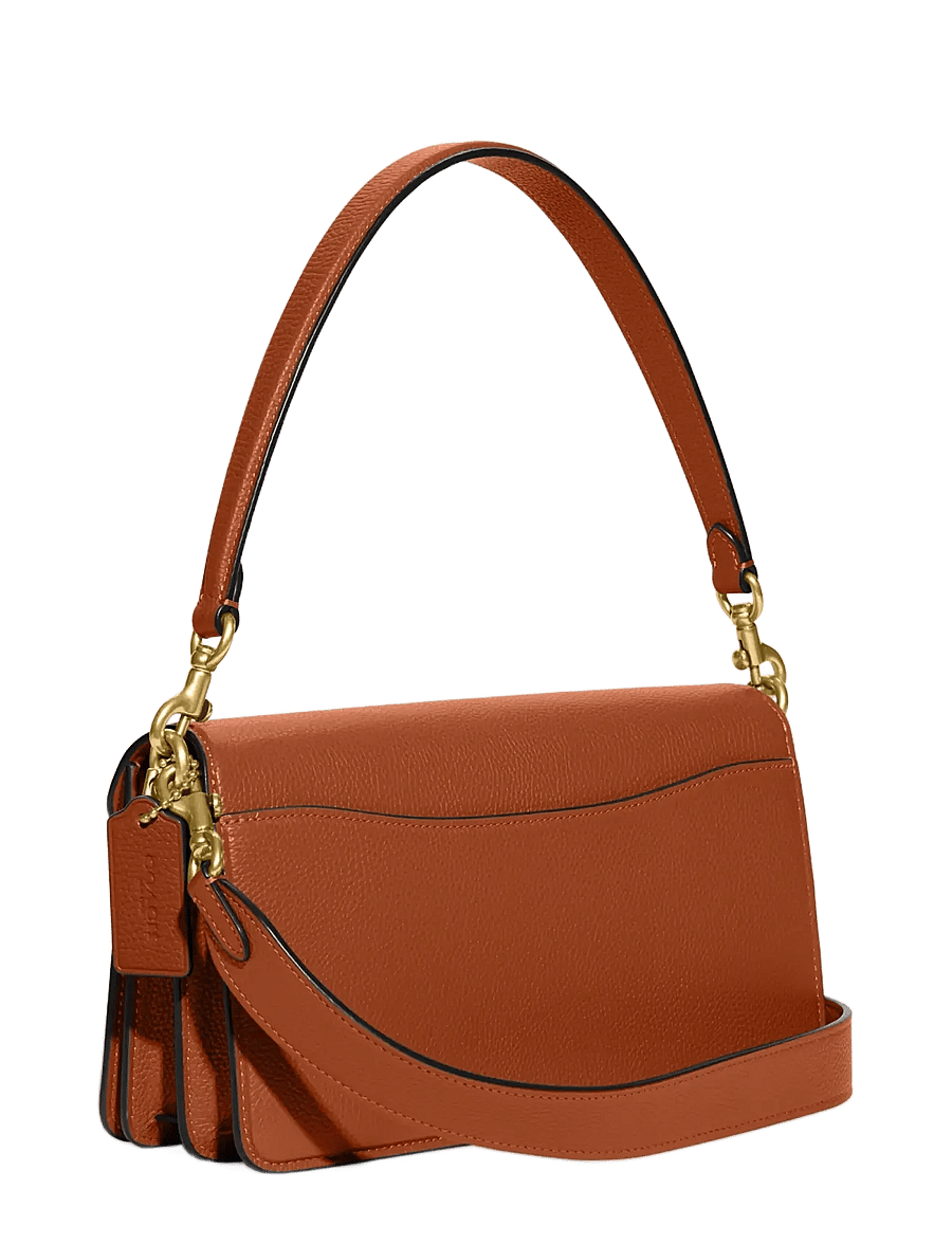 Coach - Polished Pebble Leather Tabby Shoulder Bag 26 Refresh - confirmation - brown - 2