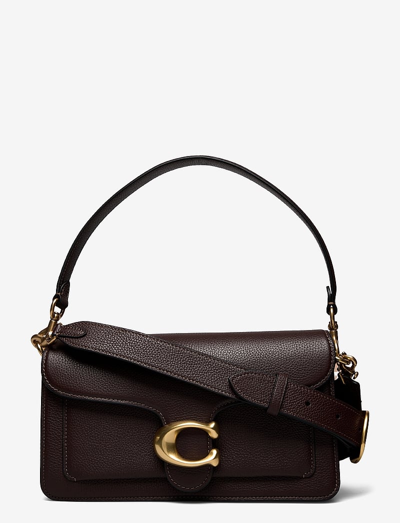 Coach - Polished Pebble Leather Tabby Shoulder Bag 26 Refresh - konfirmationstøj - brown/gold - 1
