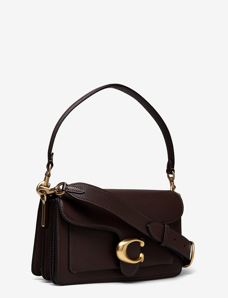 Coach - Polished Pebble Leather Tabby Shoulder Bag 26 Refresh - konfirmationstøj - brown/gold - 3