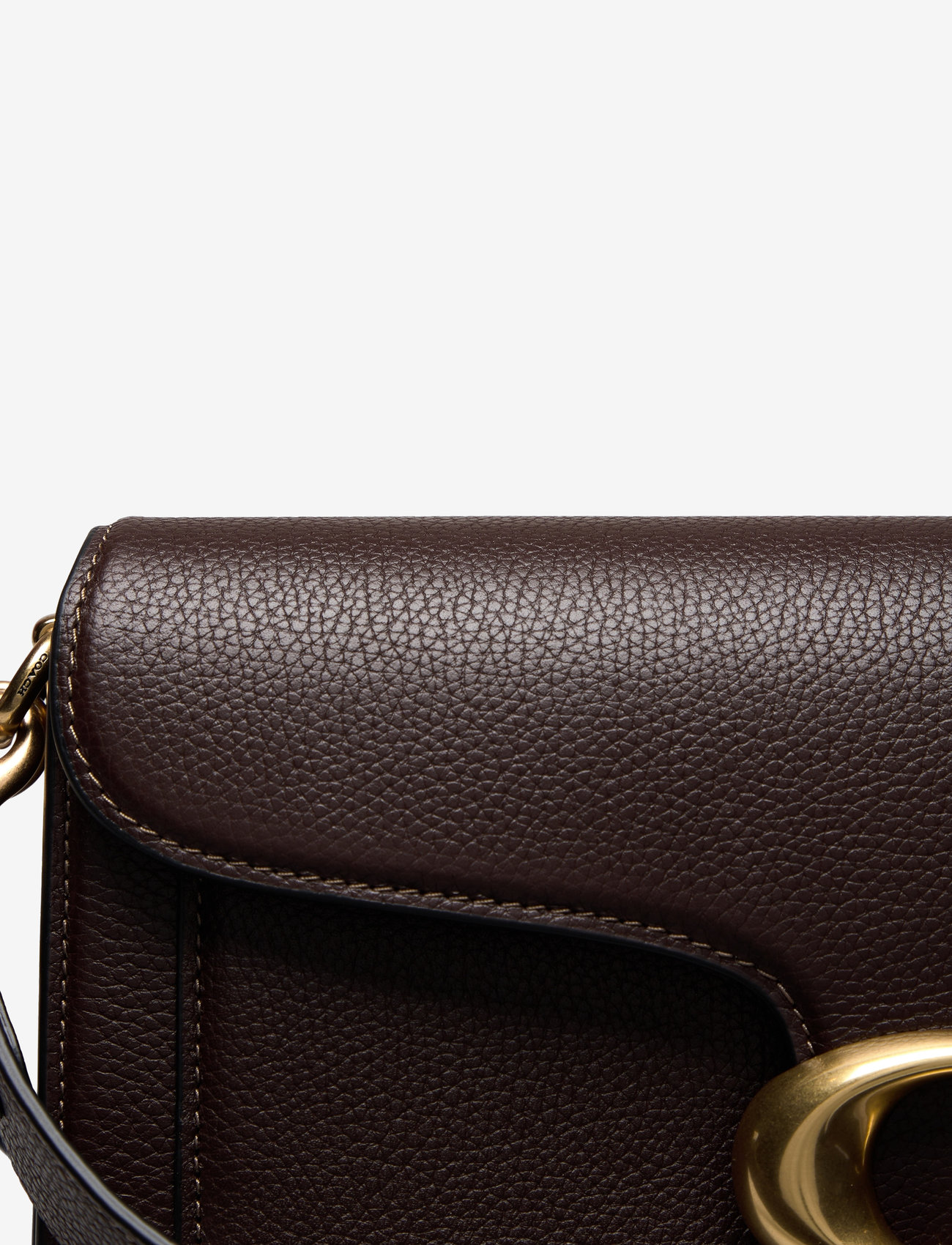Coach - Polished Pebble Leather Tabby Shoulder Bag 26 Refresh - konfirmationstøj - brown/gold - 4