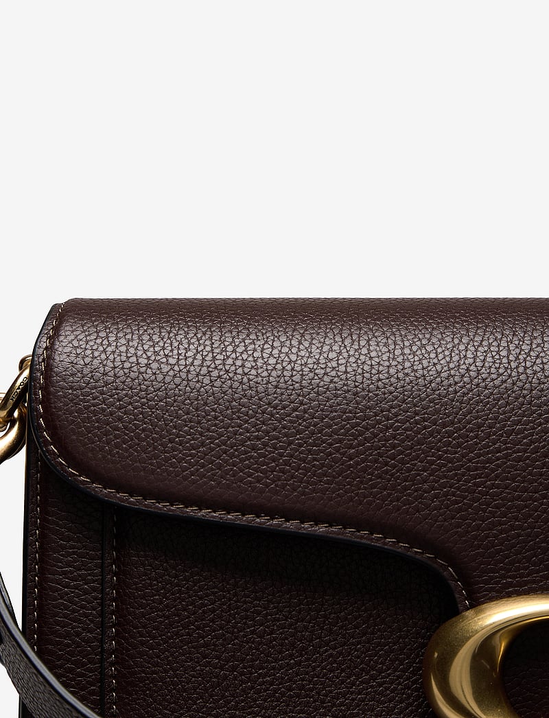 Coach - Polished Pebble Leather Tabby Shoulder Bag 26 Refresh - konfirmationstøj - brown/gold - 4