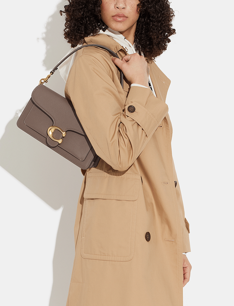 Coach - Polished Pebble Leather Tabby Shoulder Bag 26 Refresh - konfirmatsioon - grey - 0