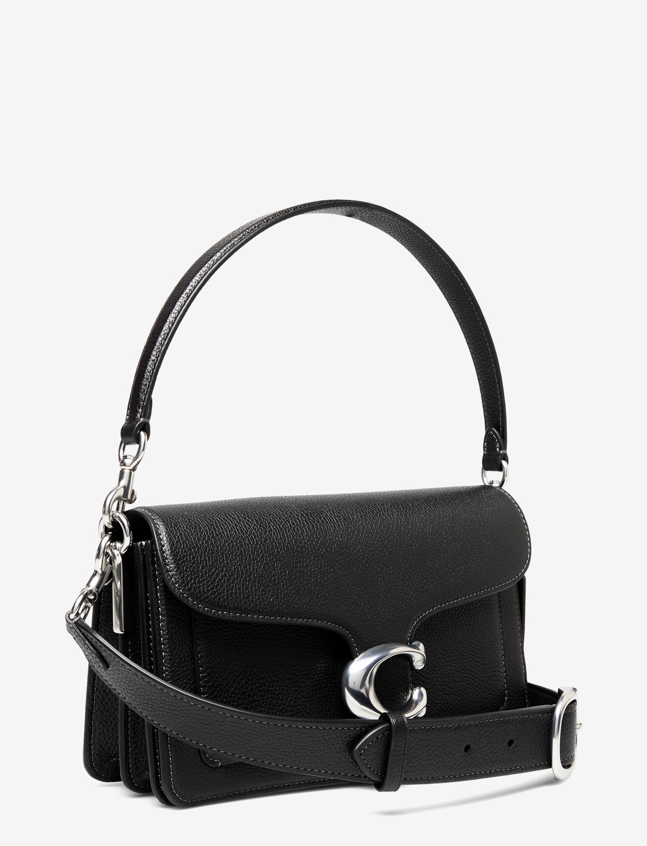 Coach - Polished Pebble Leather Tabby Shoulder Bag 26 Refresh - konfirmation - lh/black - 3