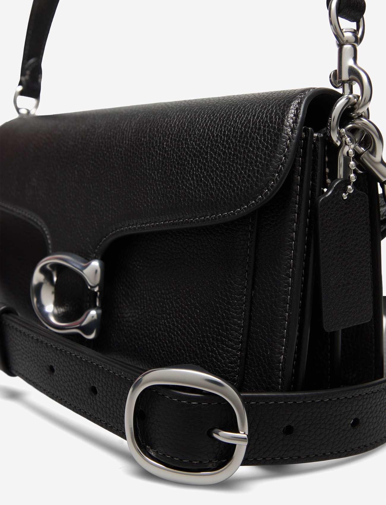 Coach - Polished Pebble Leather Tabby Shoulder Bag 26 Refresh - konfirmation - lh/black - 4