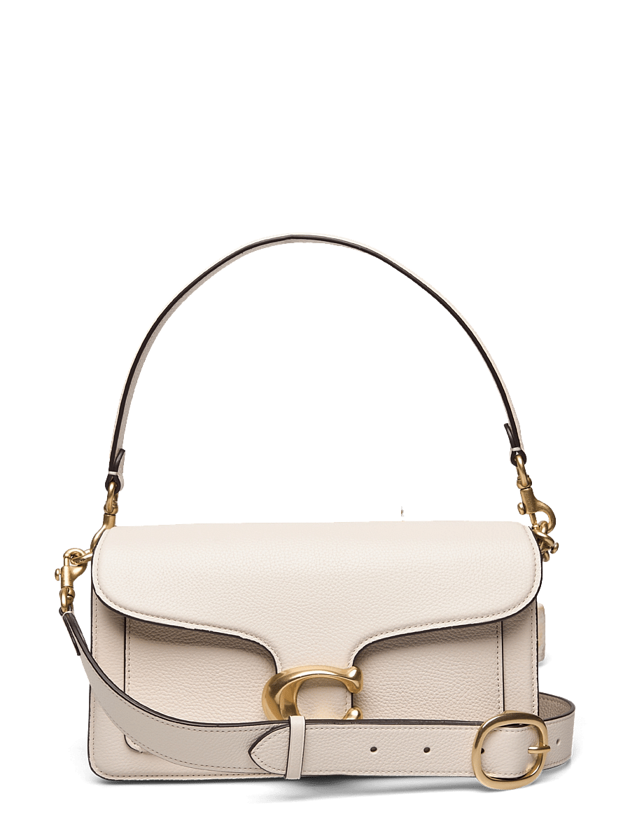 Coach - Polished Pebble Leather Tabby Shoulder Bag 26 Refresh - rippijuhlat - white - 1
