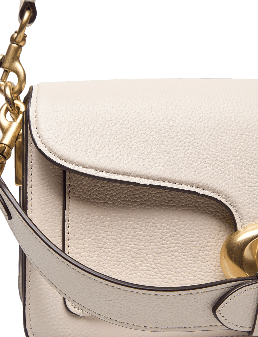 Coach - Polished Pebble Leather Tabby Shoulder Bag 26 Refresh - rippijuhlat - white - 4