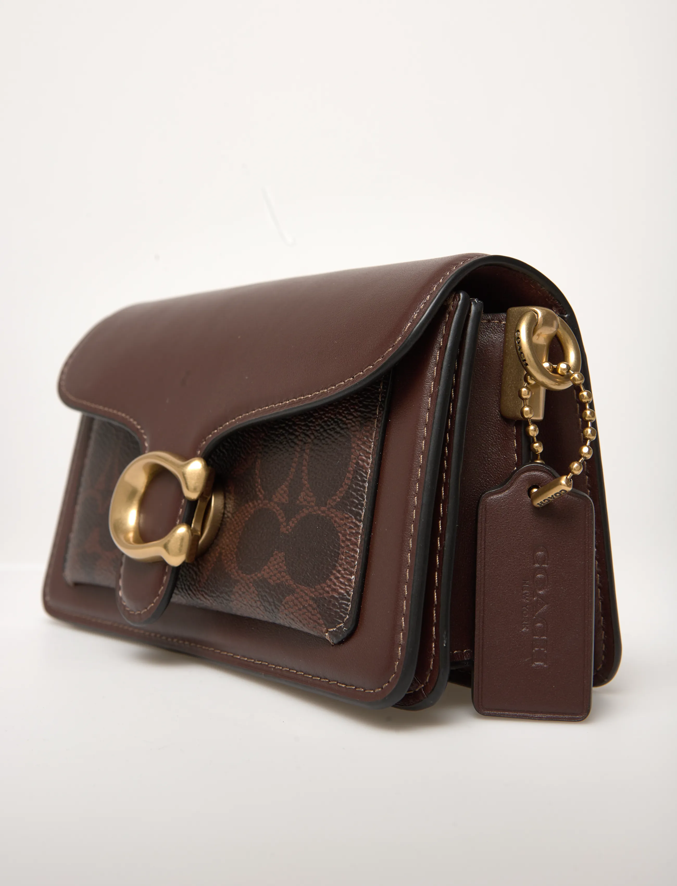 Coach - Coated Canvas Signature Tabby Shoulder Bag 26 Refresh - sacs à bandoulière - b4/maple maple - 3
