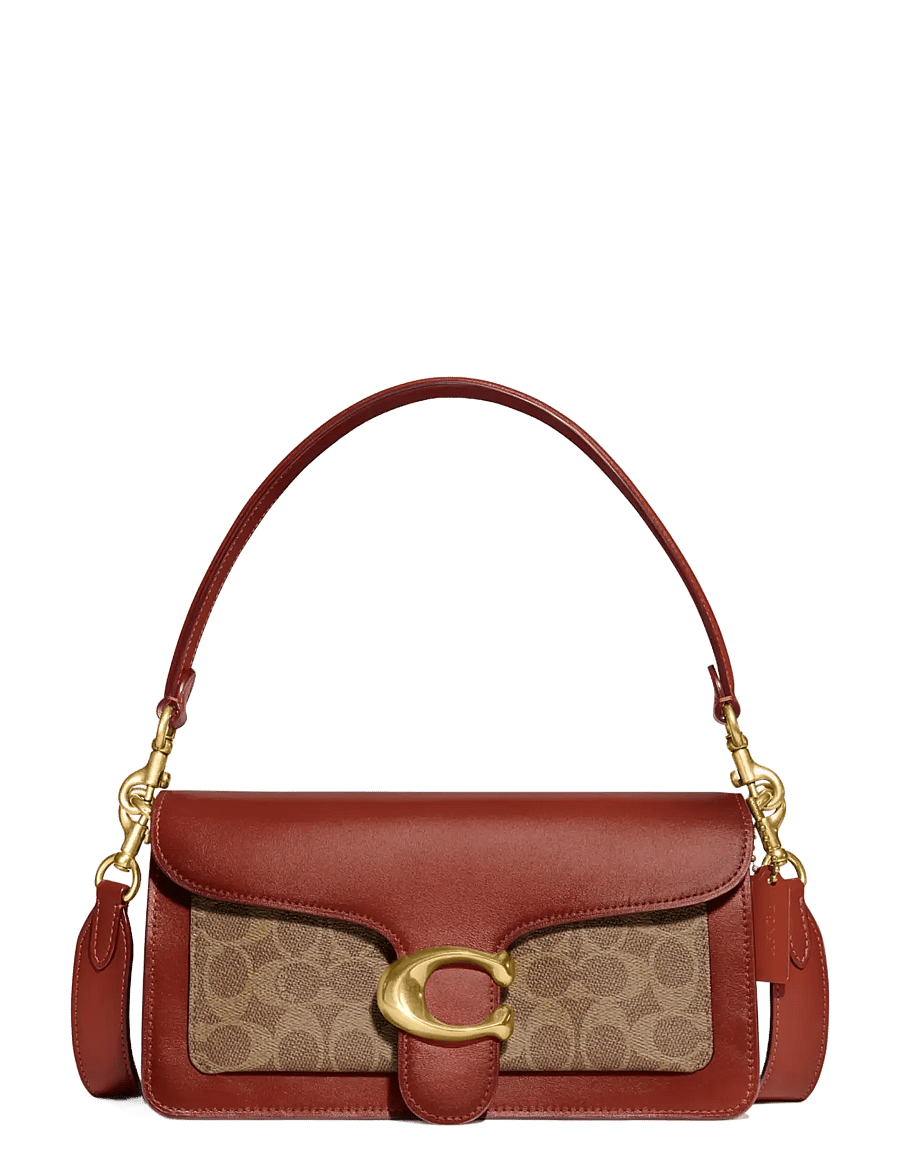 Coach - Coated Canvas Signature Tabby Shoulder Bag 26 Refresh - alltags-style - beige - 1
