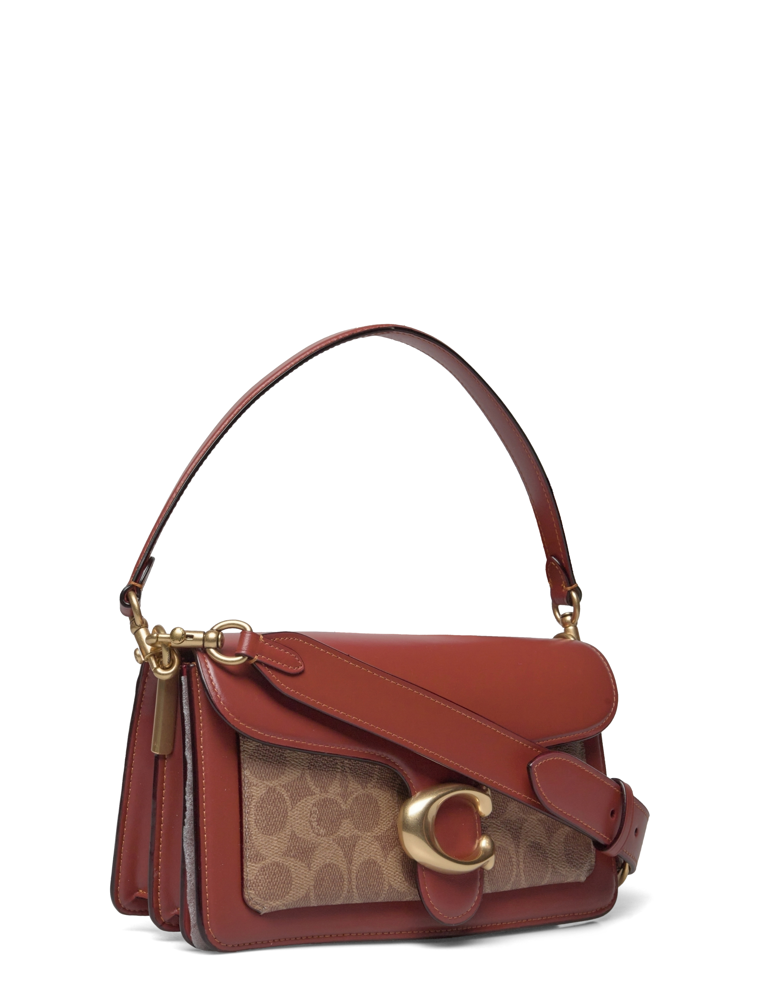 Coach - Coated Canvas Signature Tabby Shoulder Bag 26 Refresh - shoulder bags - beige - 2