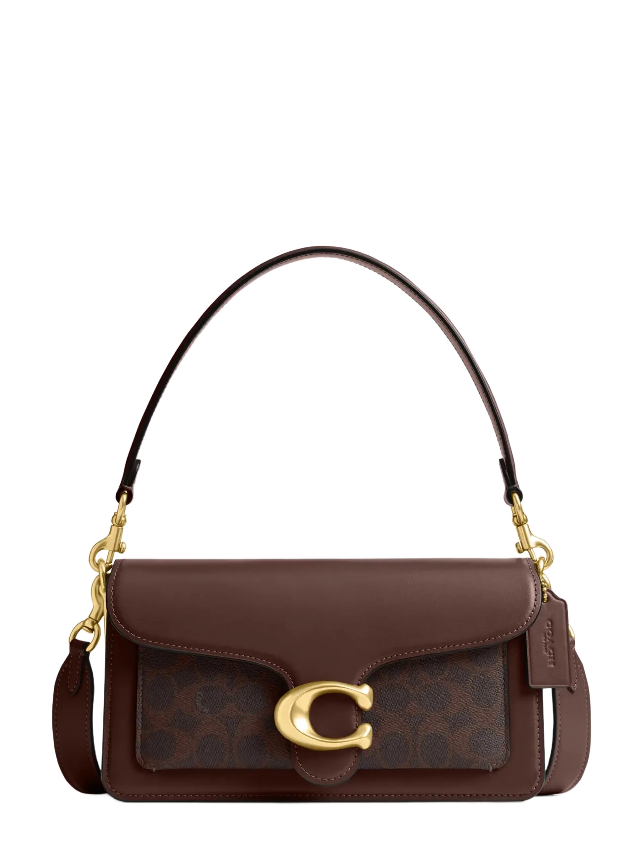 Coach Tabby Shoulder Bag 26 In Signature Canvas - Axelremsväskor - BROWN / brown