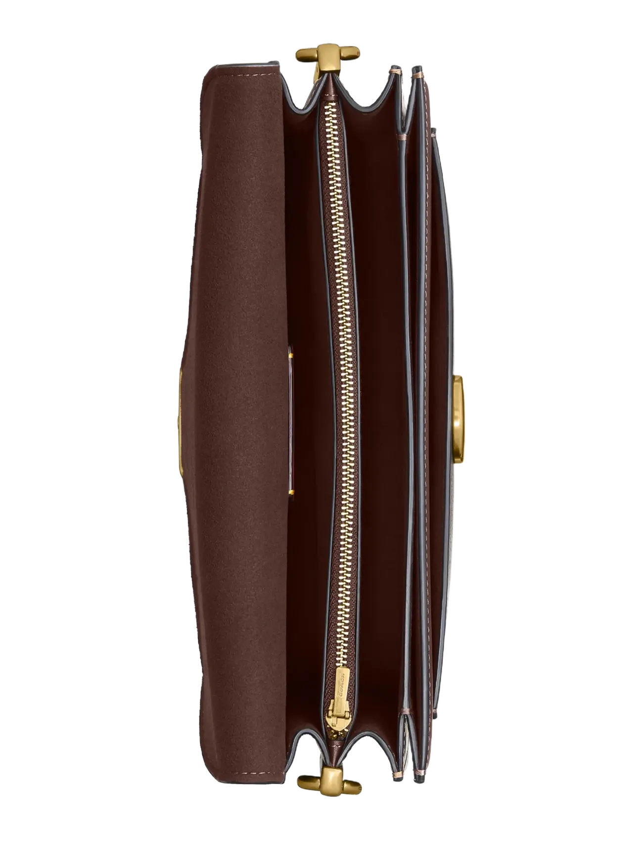 Coach - Coated Canvas Signature Tabby Shoulder Bag 26 Refresh - hverdags stil - brown - 4