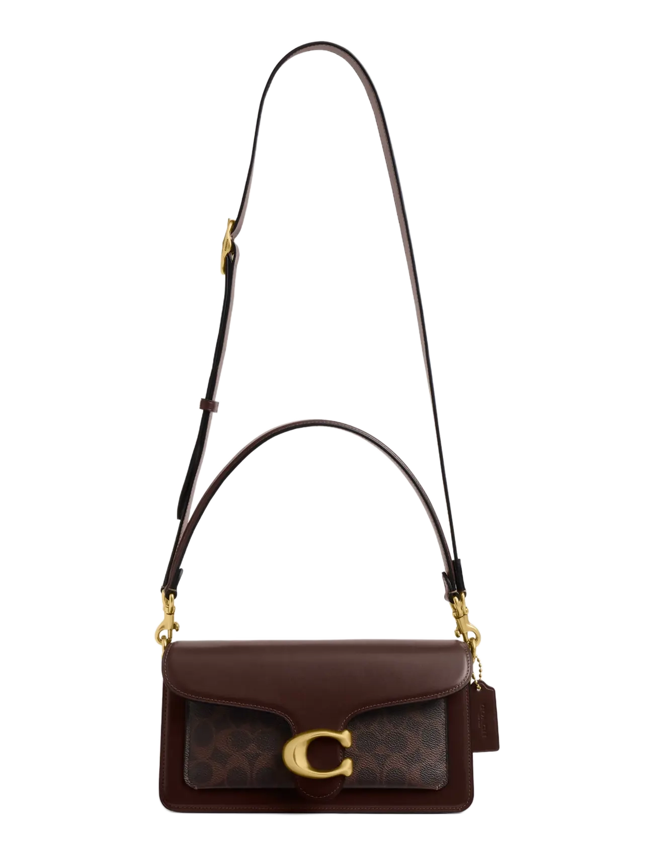 Coach - Coated Canvas Signature Tabby Shoulder Bag 26 Refresh - hverdags stil - brown - 5