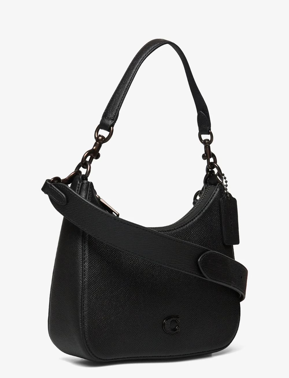 Coach black hobo bag hotsell