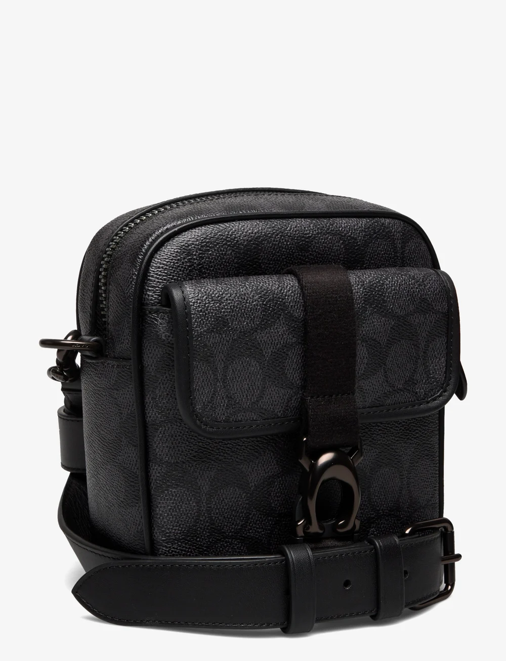 Coach gray sales crossbody bag