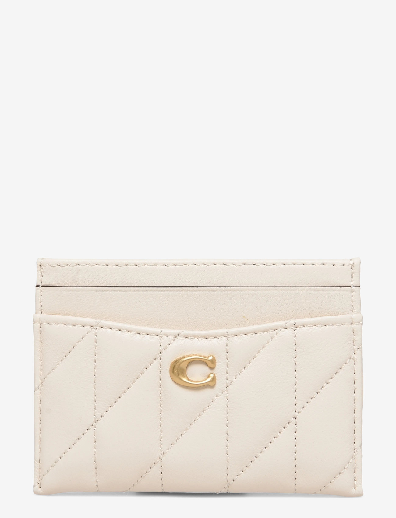 Coach - ESSENTIAL CARD CASE - portemonnaies - b4/chalk - 0