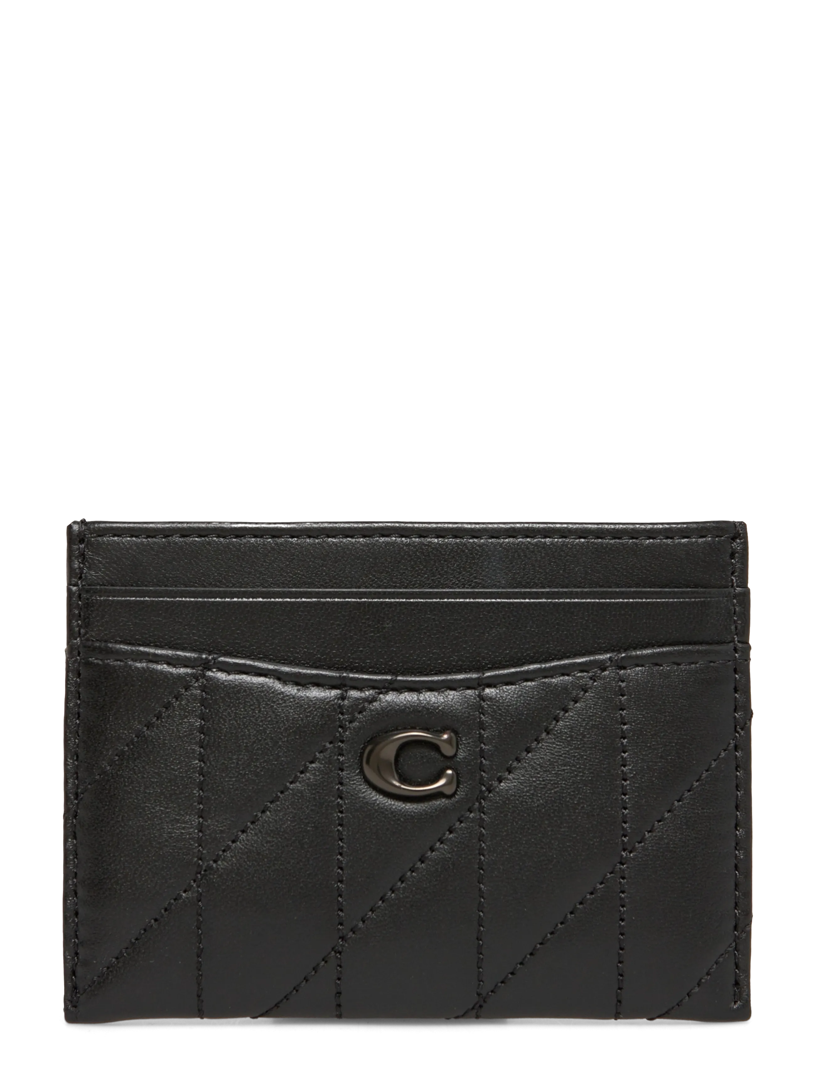 Coach Essential Card Case, One Size, Holders & Wallets, Schwarz - Holder, Frauen