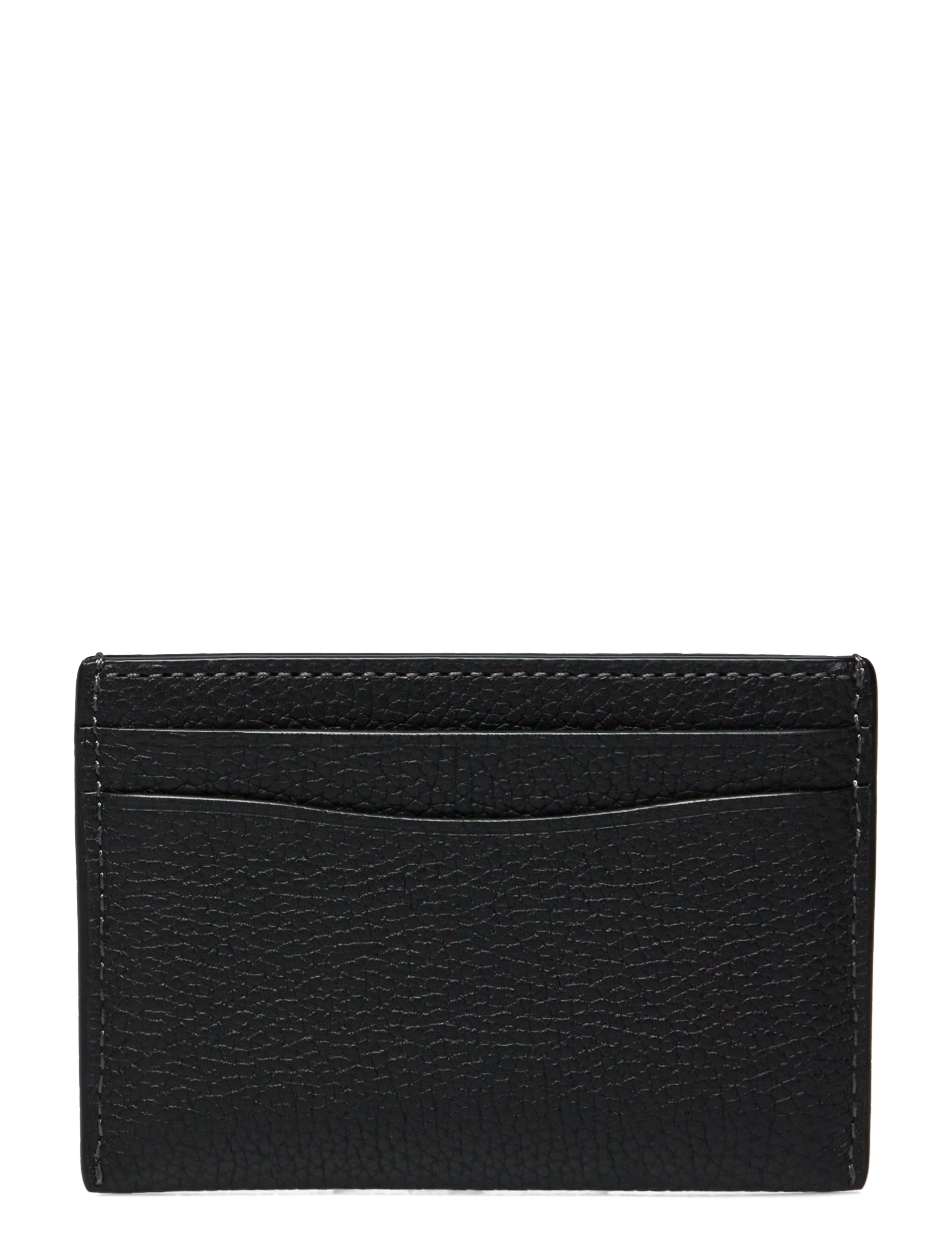 Coach - Polished Pebble Leather Essential Card Case - punge - b4/black - 1