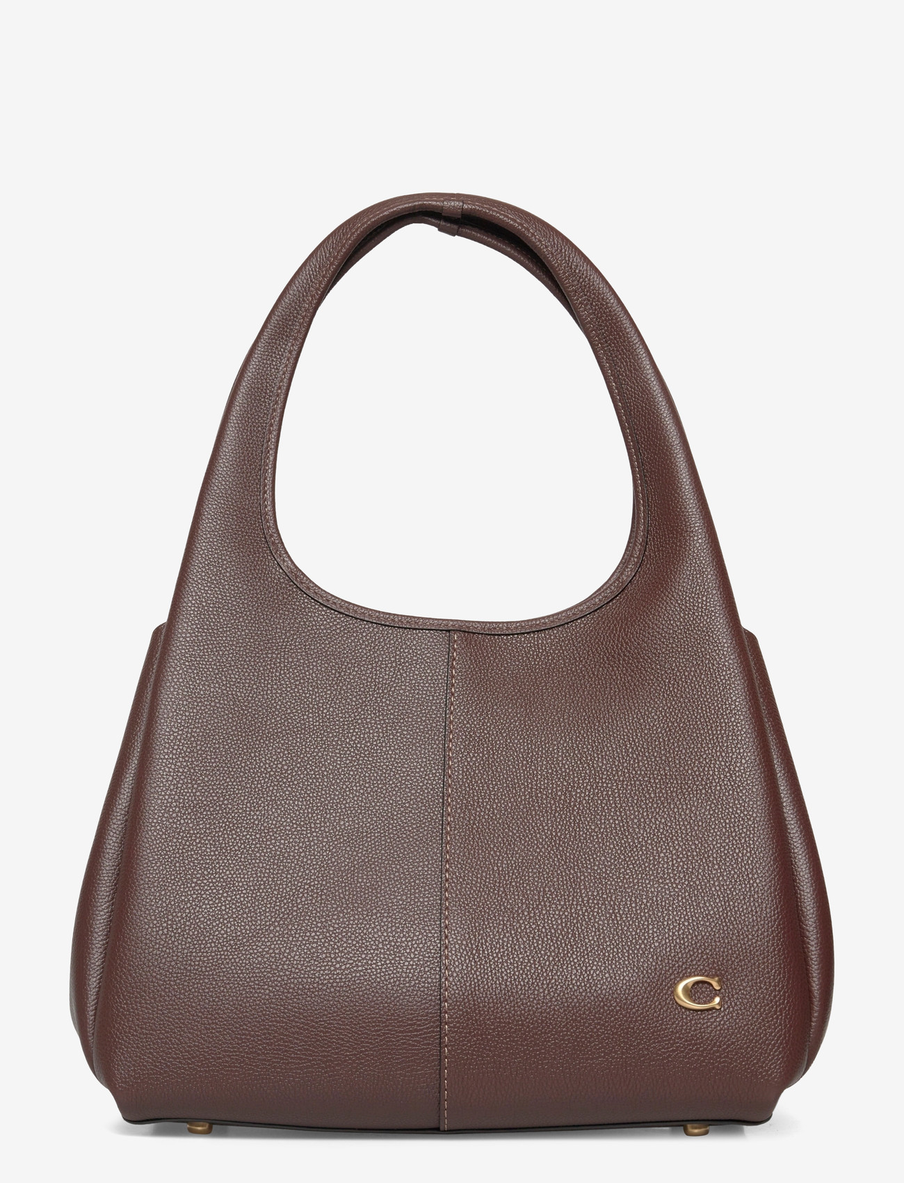 Coach - POLISHED PEBBLE LEATHER LANA SHOULDER BAG - top handle tasker - b4/maple - 0