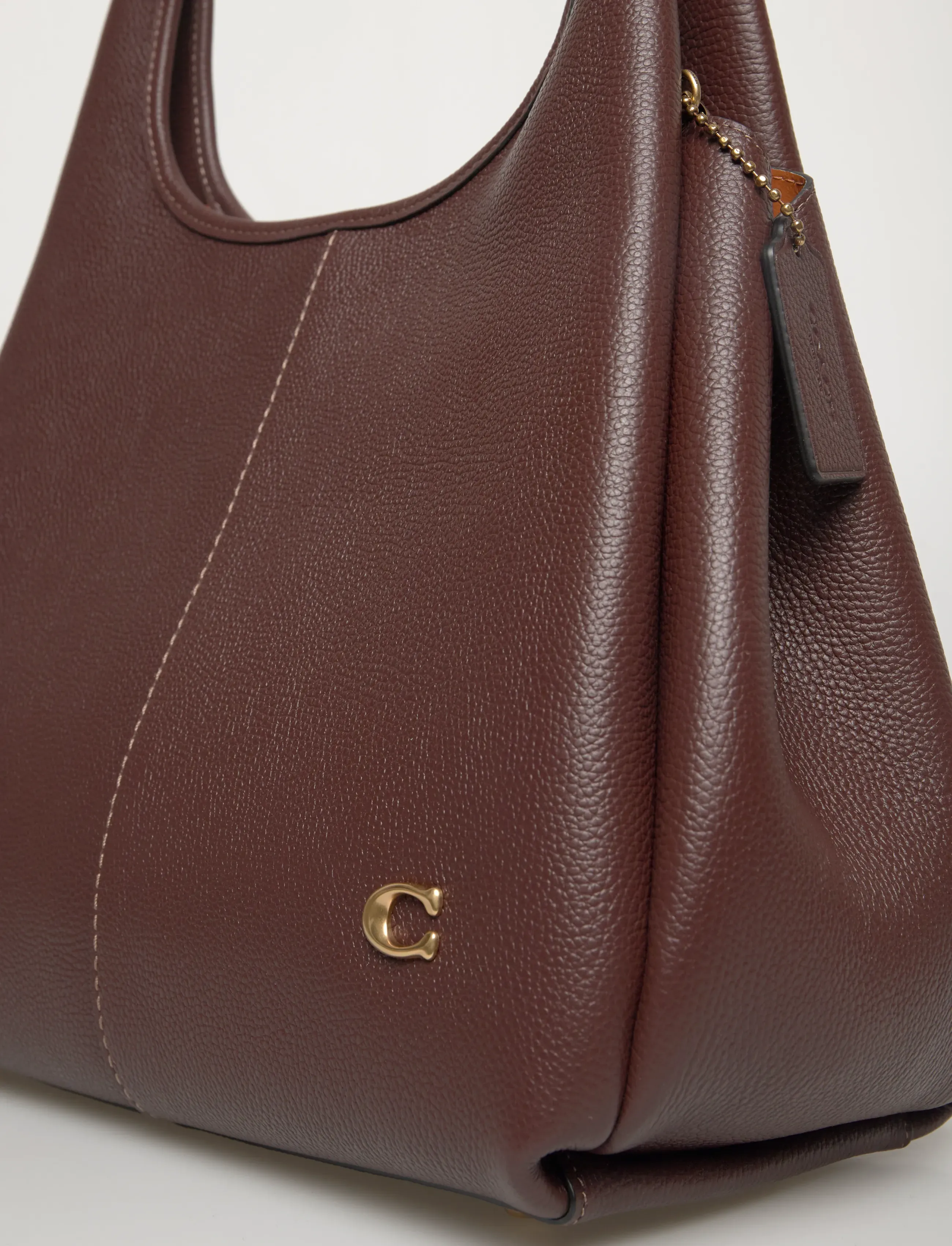 Coach - Polished Pebble Leather Lana Shoulder Bag - per petį permetamos rankinės - b4/maple - 3
