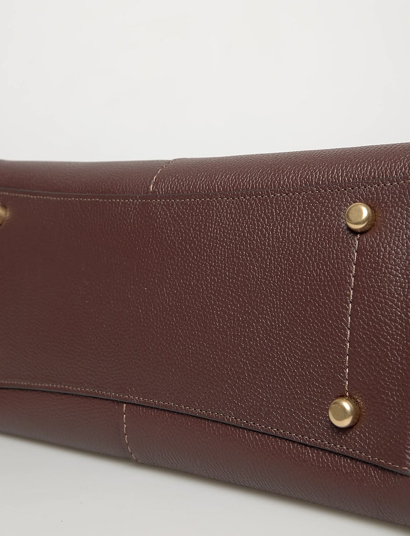 Coach - POLISHED PEBBLE LEATHER LANA SHOULDER BAG - top handle tasker - b4/maple - 4