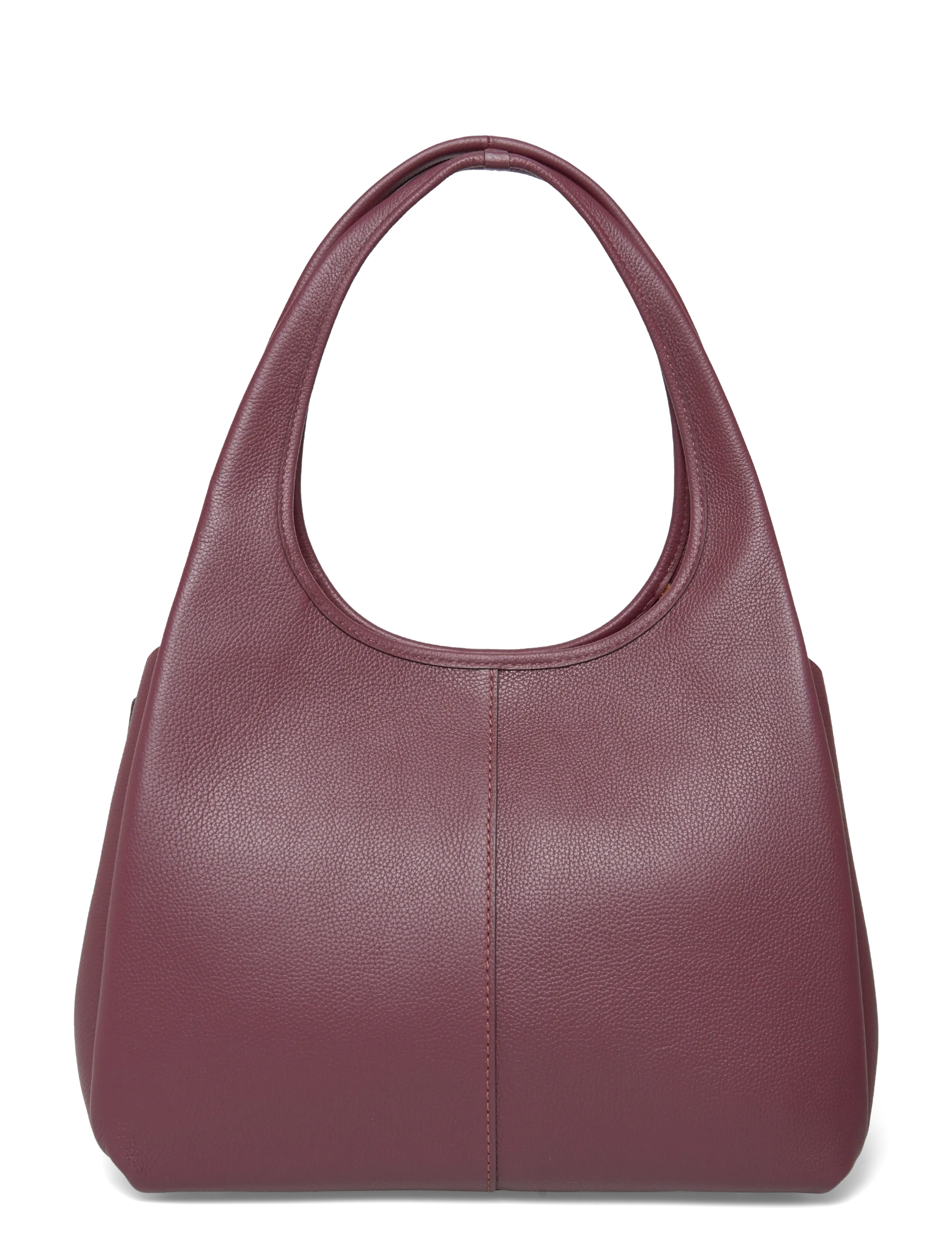 Coach - Polished Pebble Leather Lana Shoulder Bag - top handle - b4/merlot - 1