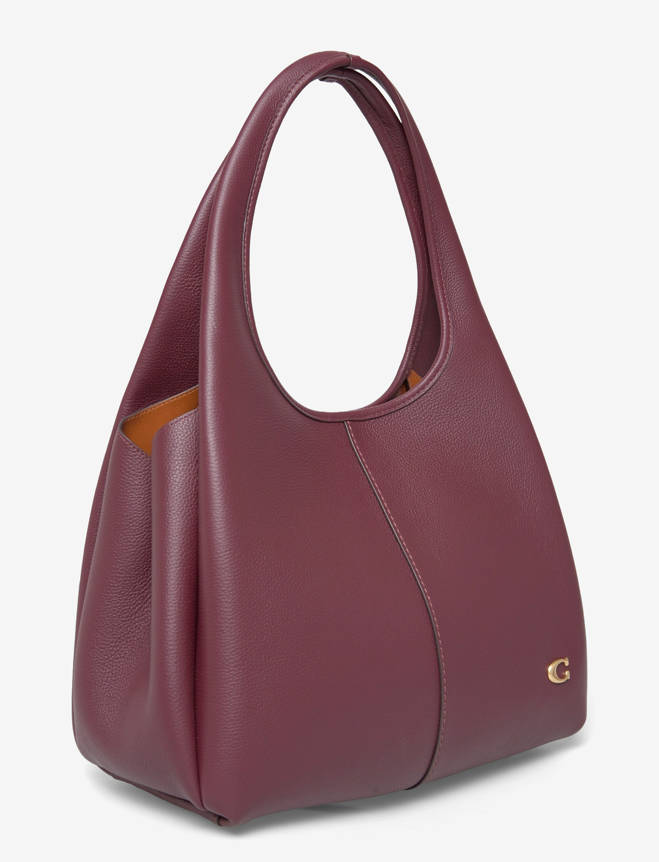 Coach - POLISHED PEBBLE LEATHER LANA SHOULDER BAG - erilised sündmused - b4/merlot - 2
