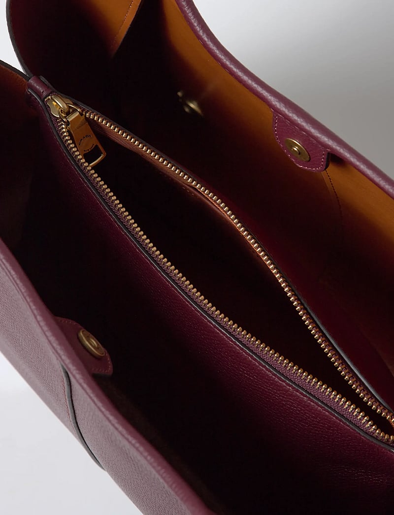 Coach - POLISHED PEBBLE LEATHER LANA SHOULDER BAG - erilised sündmused - b4/merlot - 5