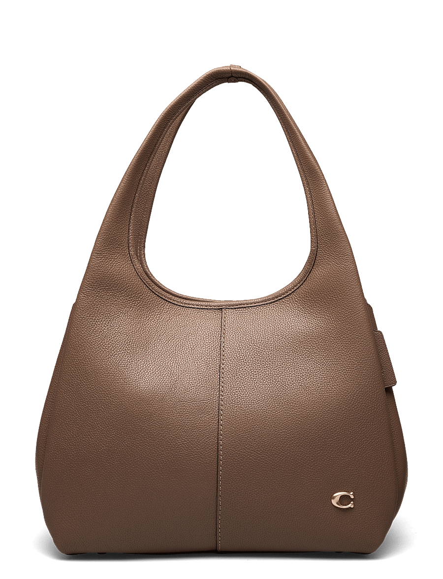 Coach - Polished Pebble Leather Lana Shoulder Bag - igapäevane stiil - grey - 1