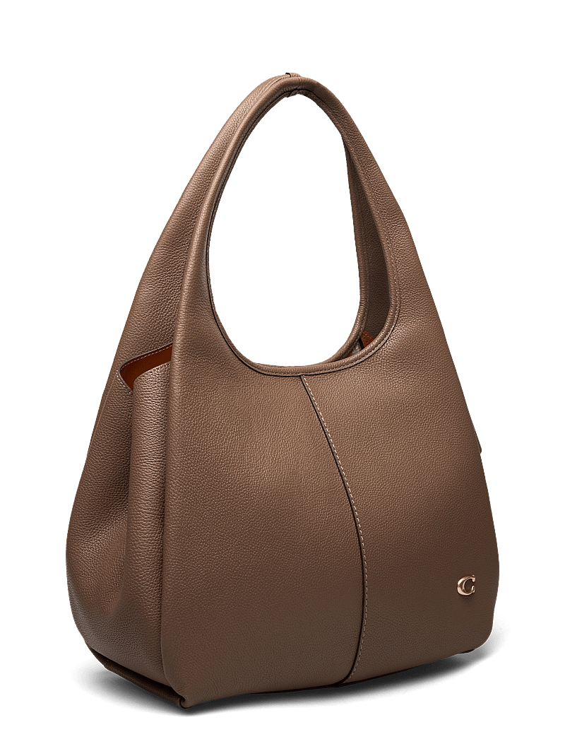 Coach - Polished Pebble Leather Lana Shoulder Bag - igapäevane stiil - grey - 3
