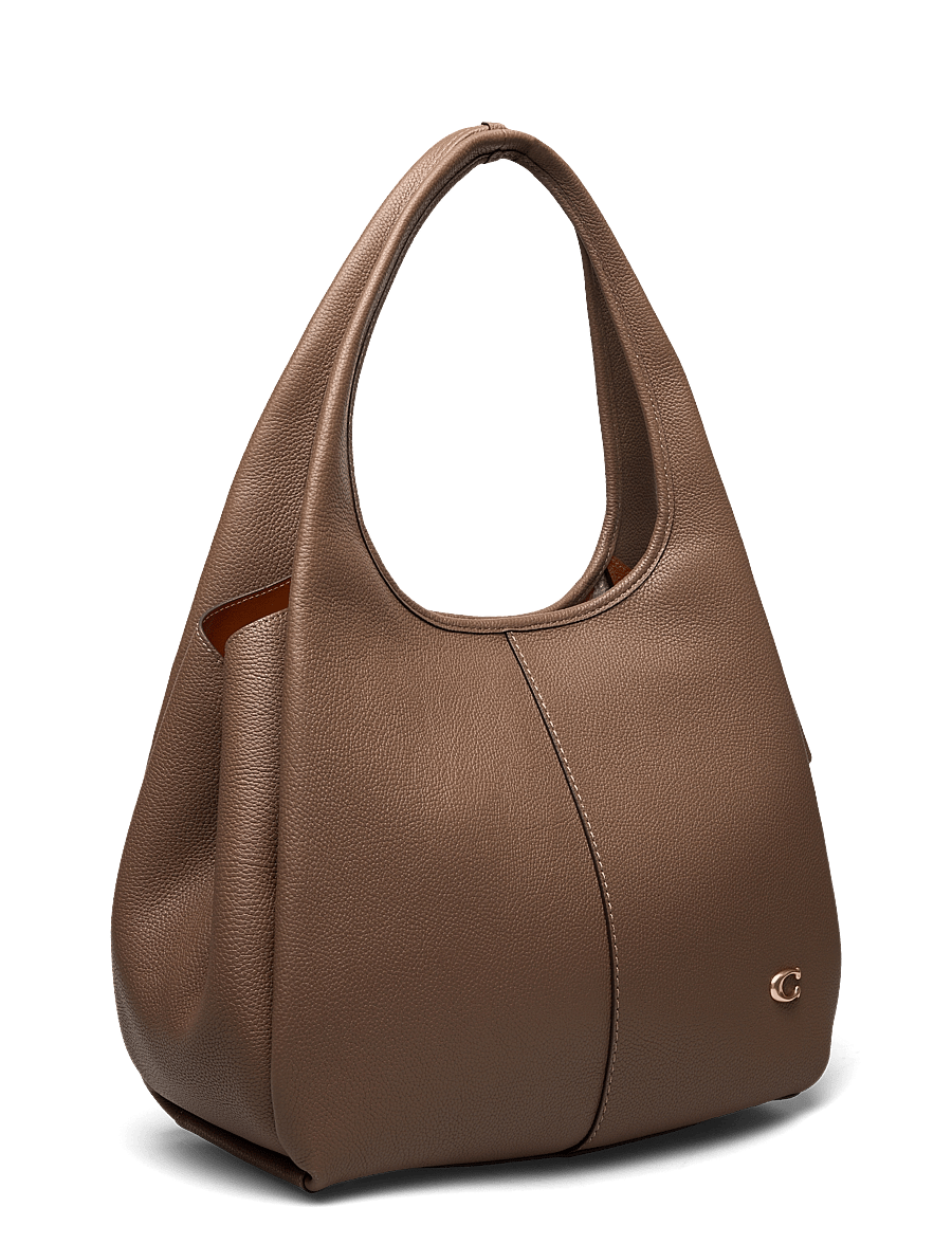 Coach - Polished Pebble Leather Lana Shoulder Bag - igapäevane stiil - grey - 3