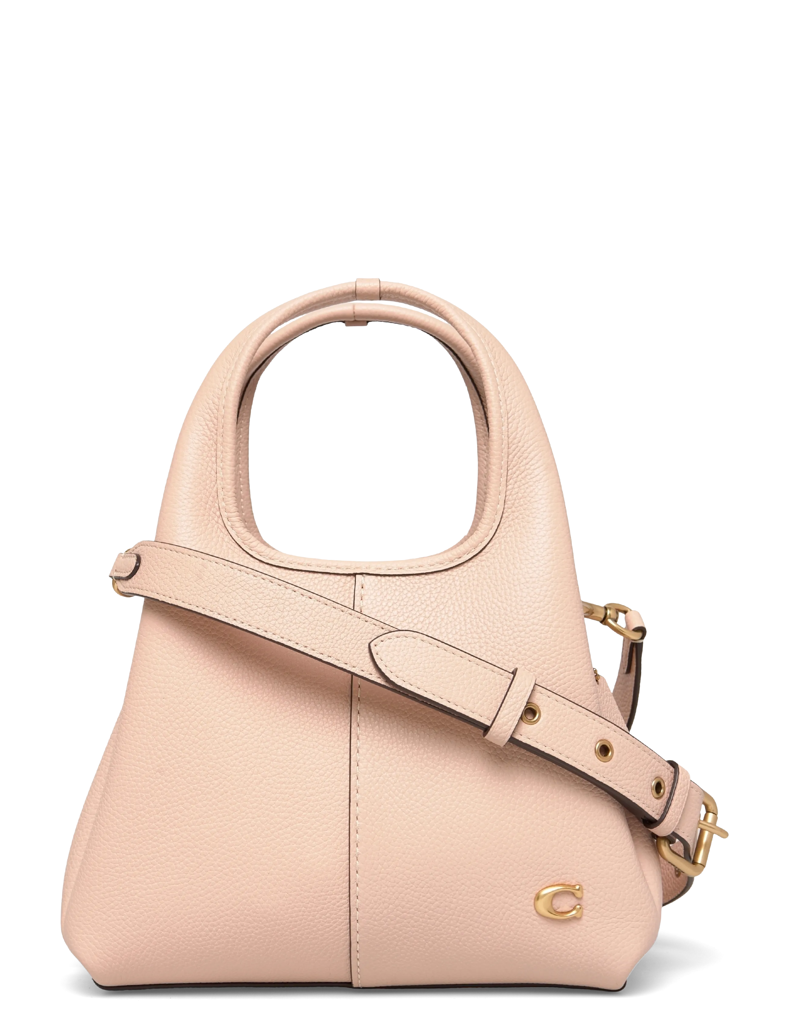 Coach Polished Pebble Leather Lana Shoulder Bag 23, One Size, Designer, Rosa - Small Bags-crossbody Bags, Frauen