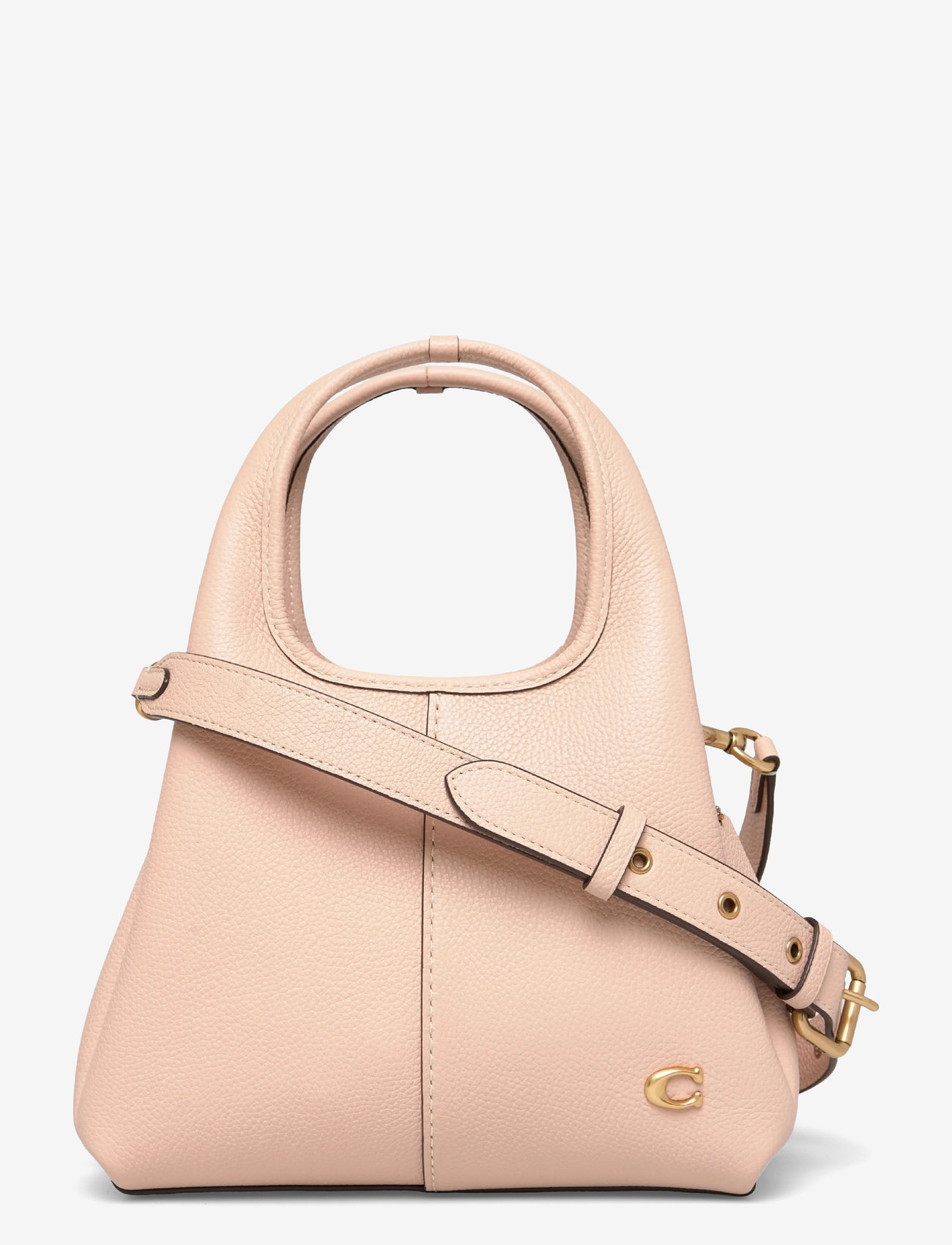 Coach - Polished Pebble Leather Lana Shoulder Bag 23 - henkeltaschen - b4/cream - 0